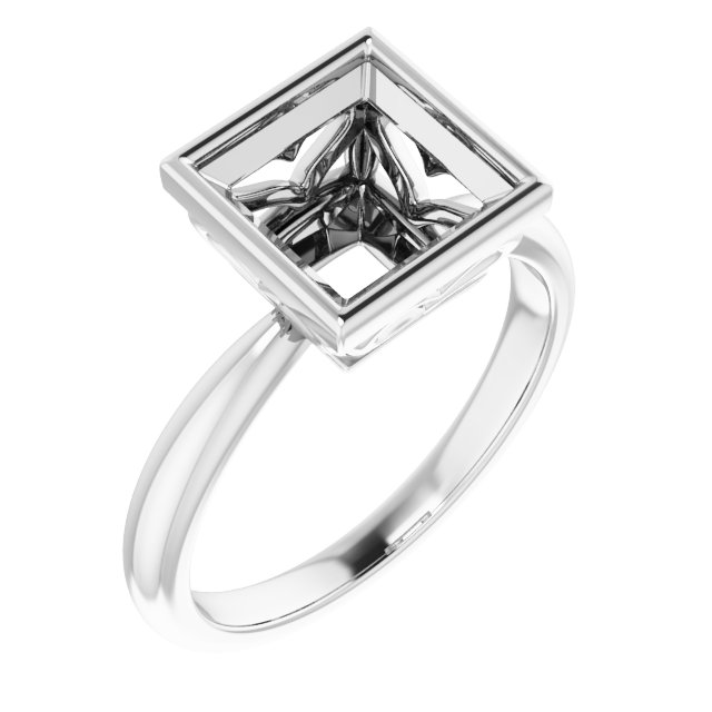 Bezel-Set Solitaire Ring
