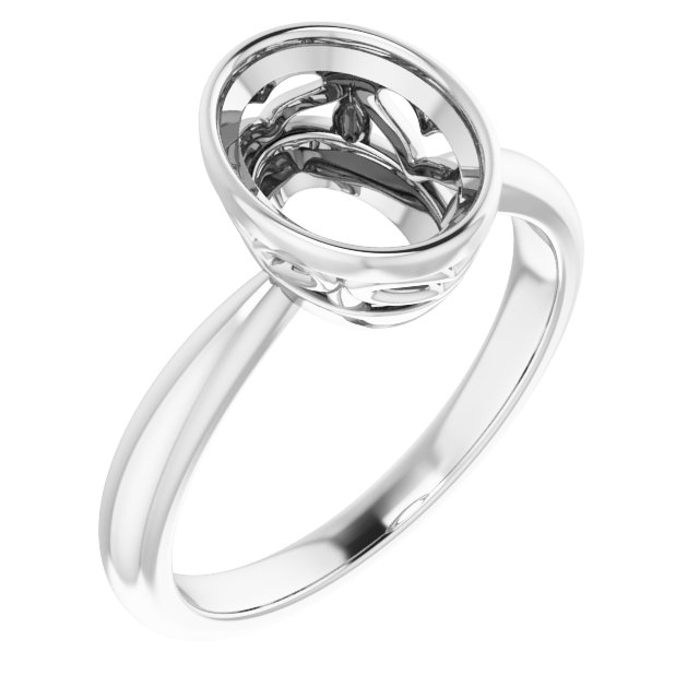 Bezel-Set Solitaire Ring