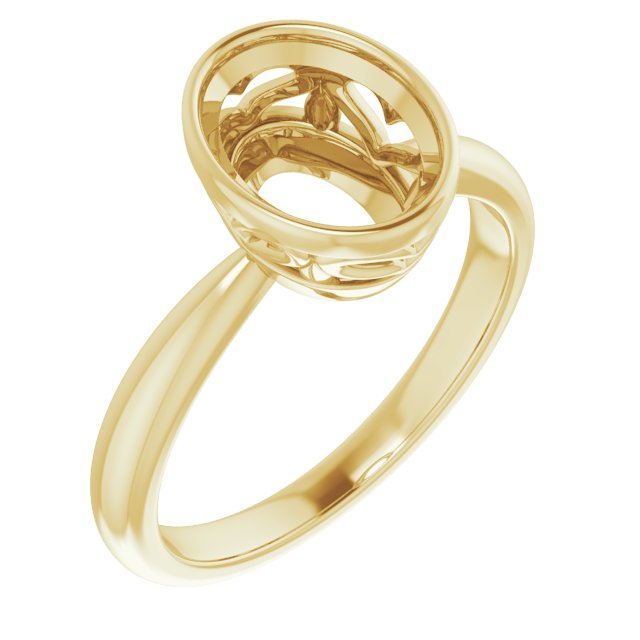 Bezel-Set Solitaire Ring