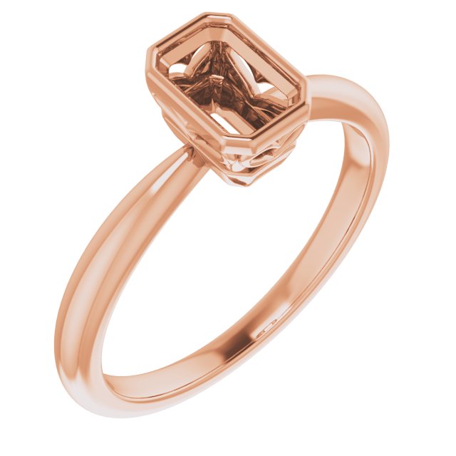Bezel-Set Solitaire Ring