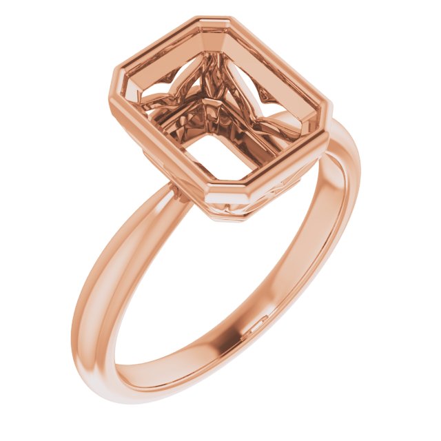 Bezel-Set Solitaire Ring