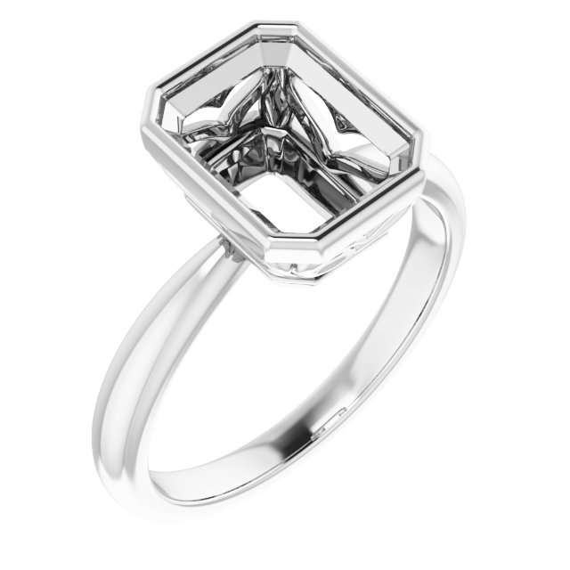 Bezel-Set Solitaire Ring