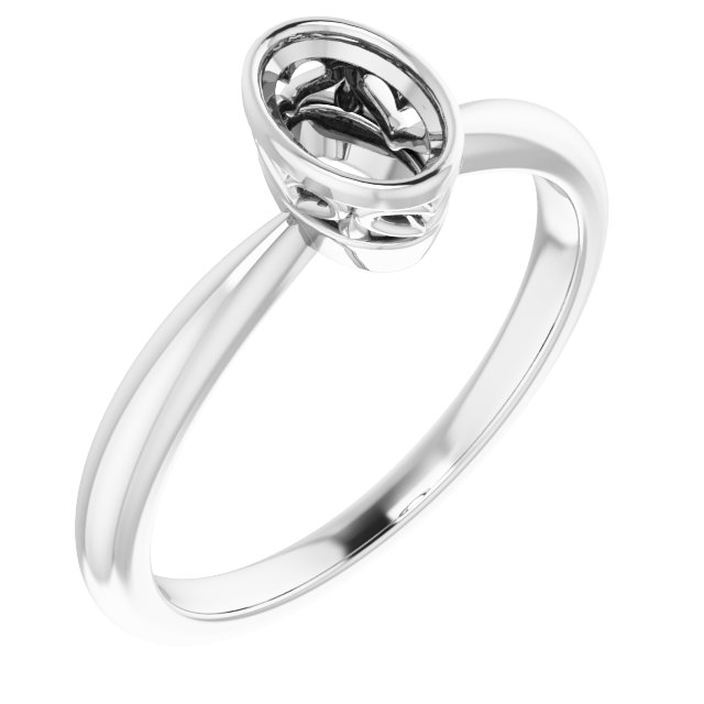 Bezel-Set Solitaire Ring
