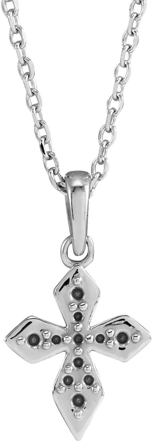 Petite Cross Necklace or Pendant