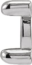 Rose-Cut Round 4-Prong Claw Pre-Notched Earring Setting