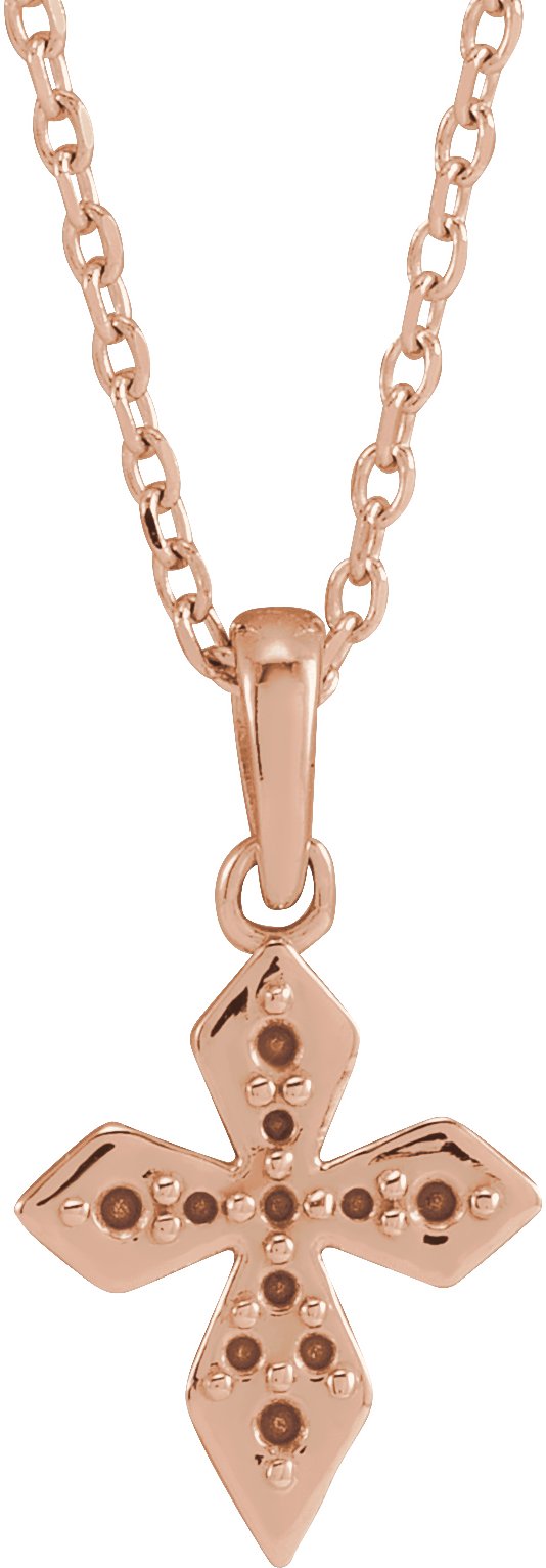 Petite Cross Necklace or Pendant