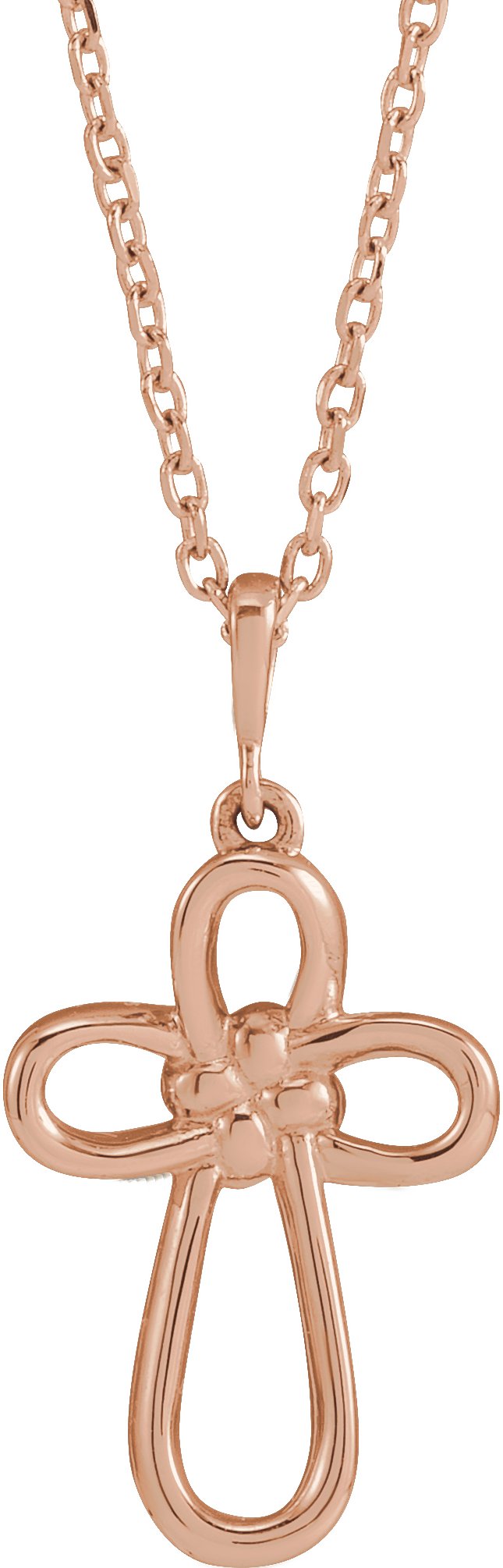 Knotted Cross Necklace or Pendant