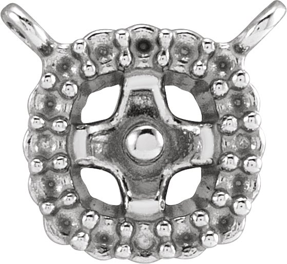 Halo-Style Pearl Necklace or Center