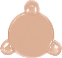Rose-Cut Round 3-Prong Pre-Notched Claw Earring Setting