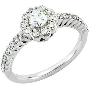 14K Yellow .75 CTW Diamond Engagement Ring Ref 2988797