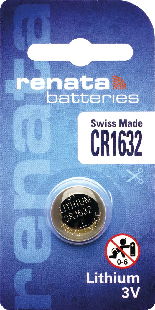 Renata® 1632 Lithium Watch Batteries