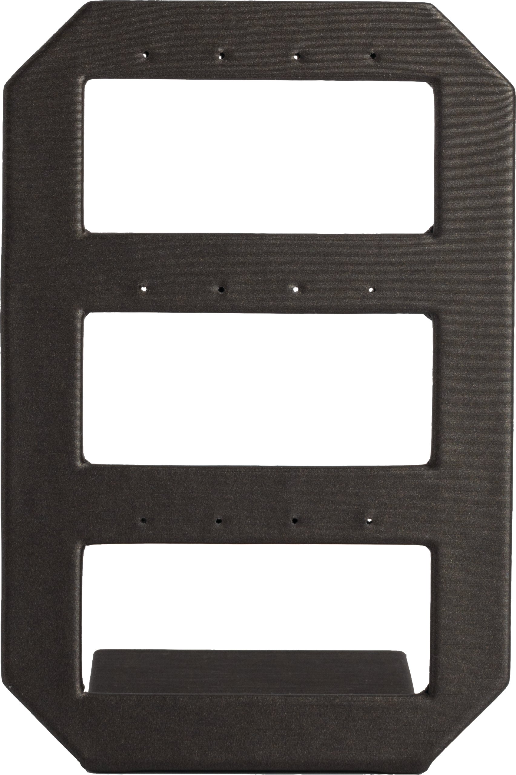 Leatherette 6-Pair Earring Display Stand