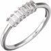 14K White 1/3 CTW Lab-Grown Diamond Ring 