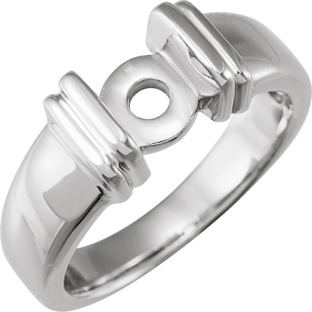 Channel-Set Solitaire Engagement Ring