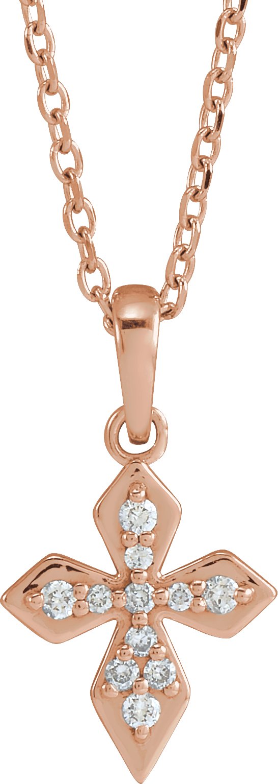 Petite Cross Necklace or Pendant