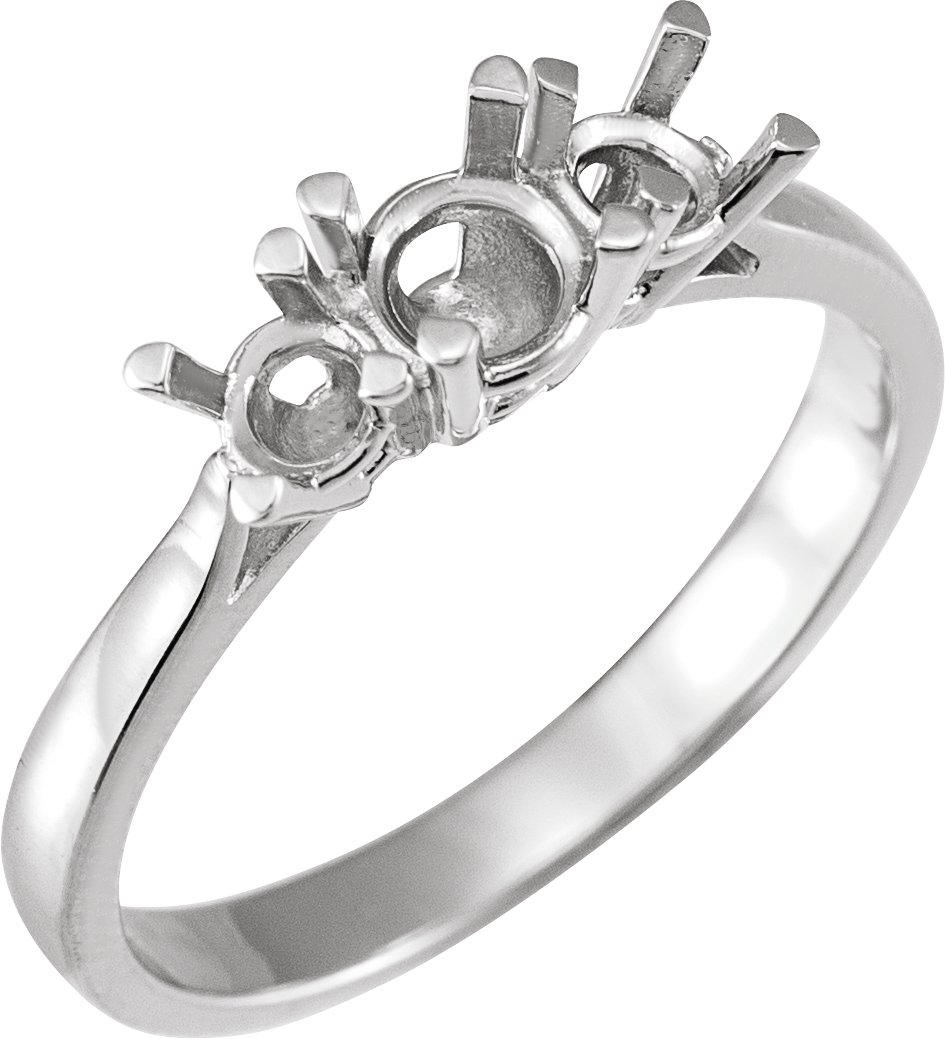 Three-Stone Anniversary Band