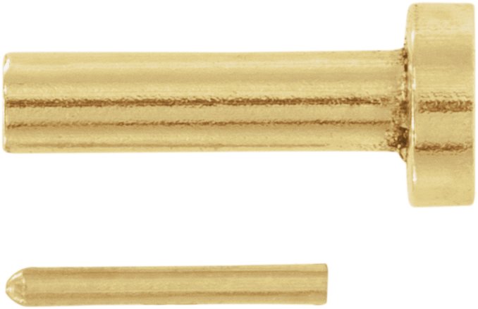 Press Fit Earring Post & Back