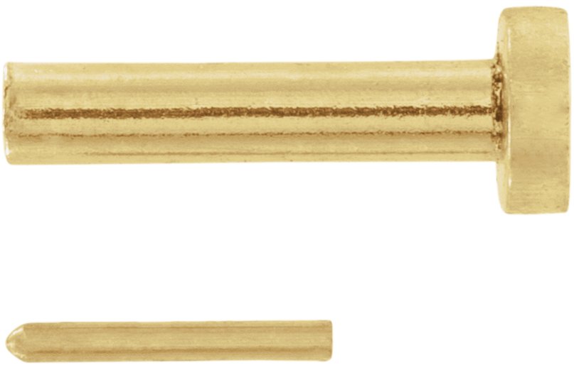 Press Fit Earring Post & Back