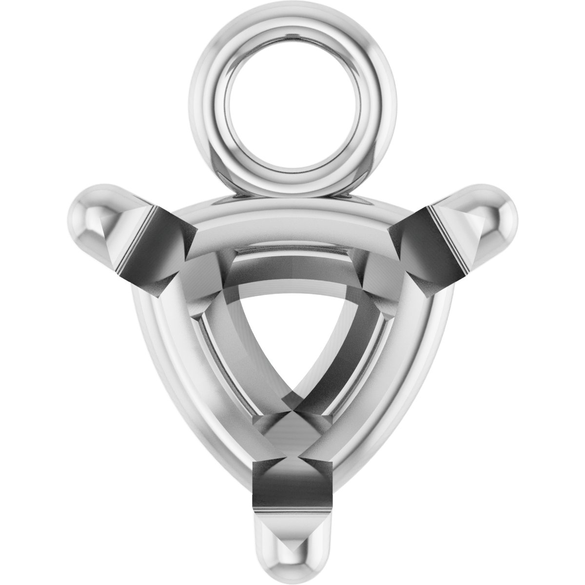 Round 4-Prong Basket Dangle