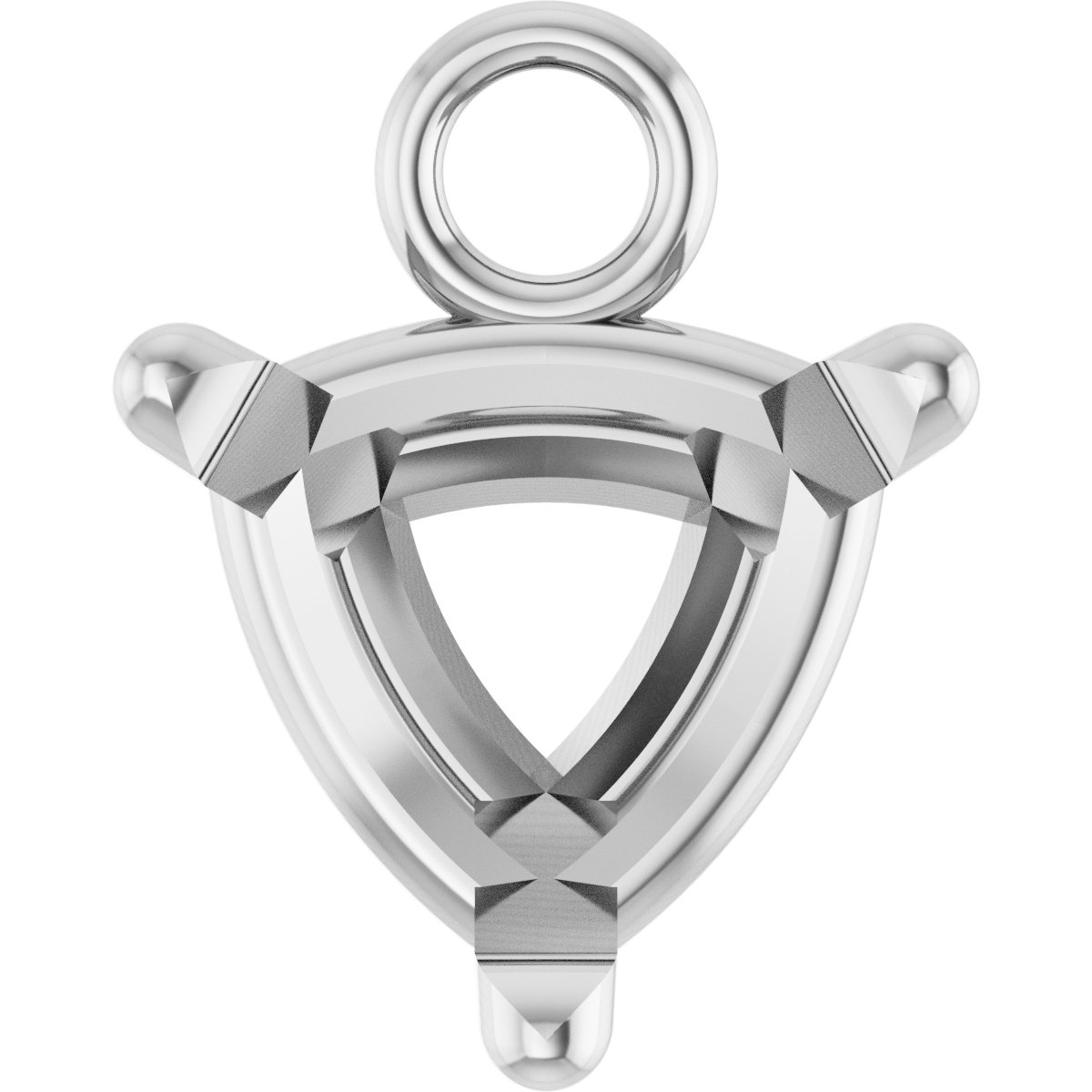 Round 4-Prong Basket Dangle
