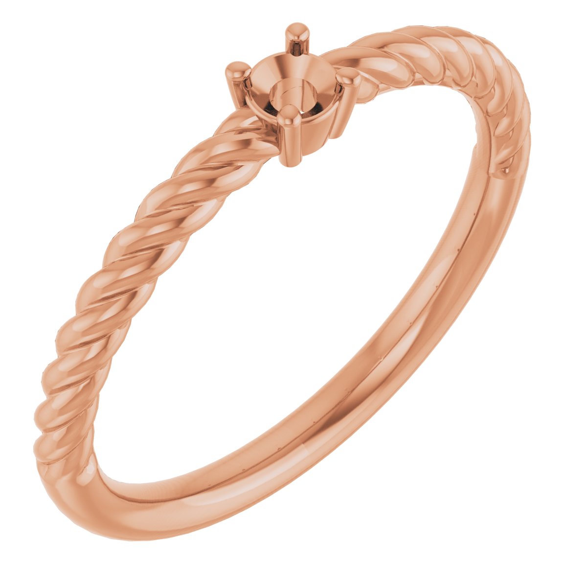 Rope Solitaire Ring