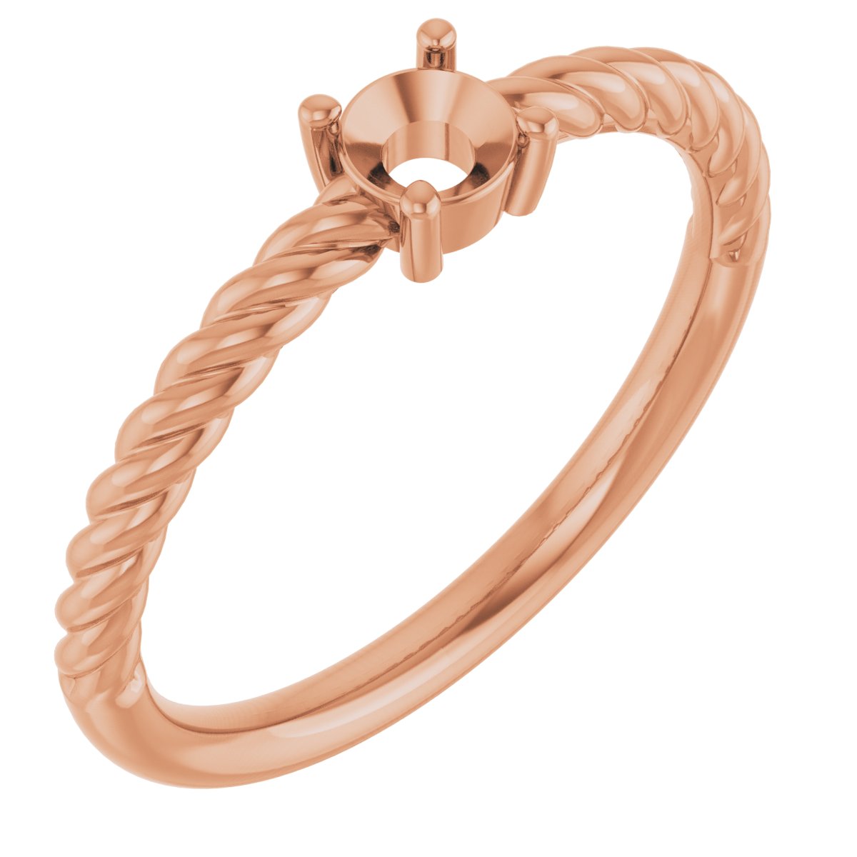 Rope Solitaire Ring