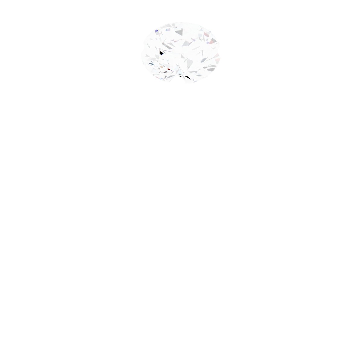 Platinum 1/5 CT Diamond Solitaire Rope Ring