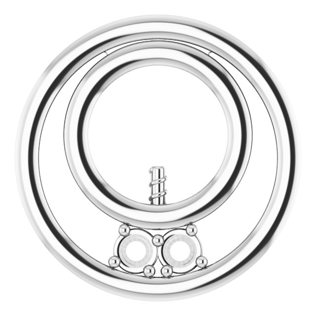 Family Pearl Circle Necklace or Pendant