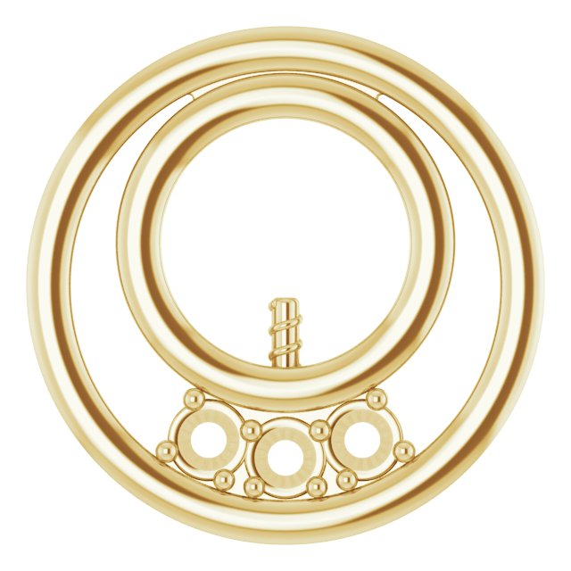 Family Pearl Circle Necklace or Pendant