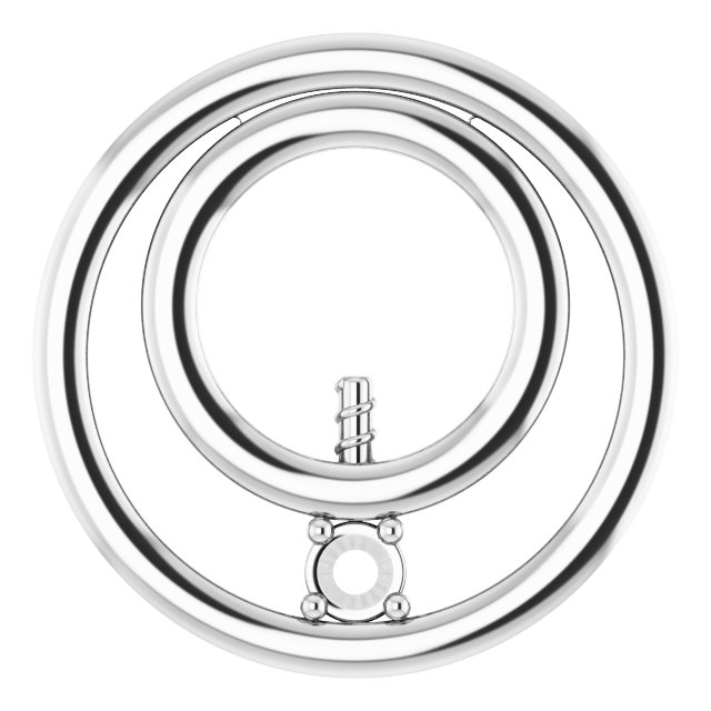Family Pearl Circle Necklace or Pendant