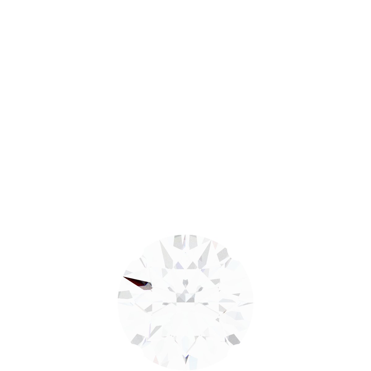 14K White 0.25 CTW Natural Diamond Solitaire Charm or Pendant Ref 18554440