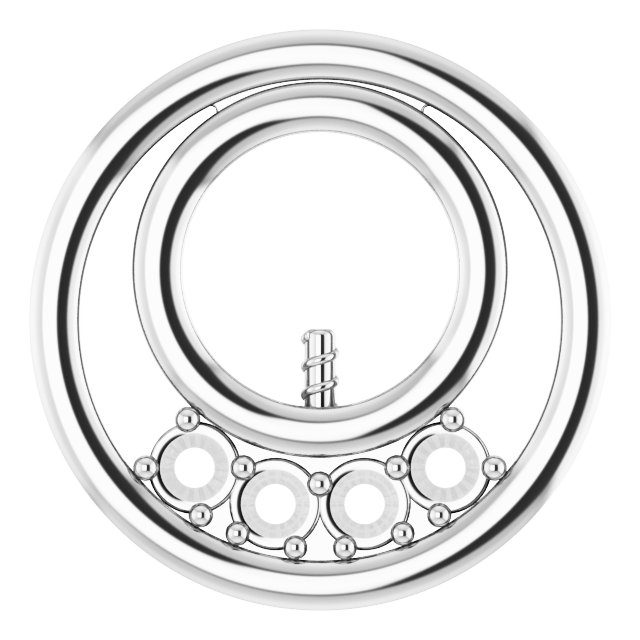 Family Pearl Circle Necklace or Pendant