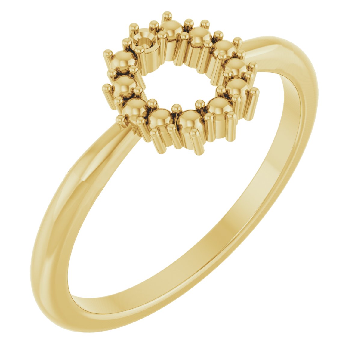 Family Beaded Circle Ring