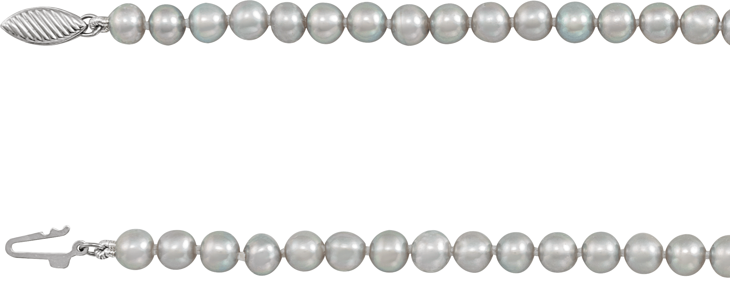 silver pearl necklace