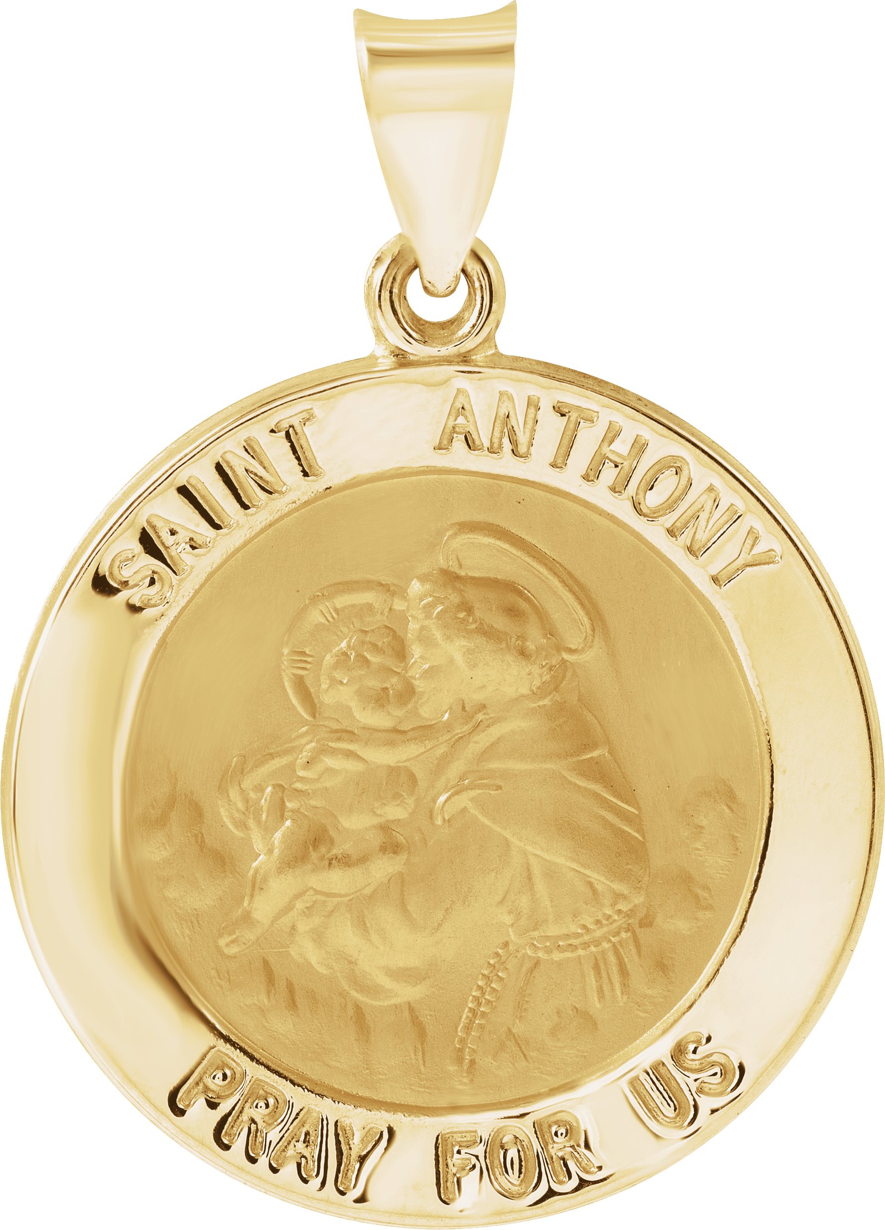 Hollow St. Anthony Medal