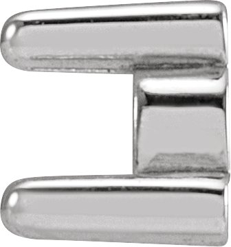 Rose-Cut Round 3-Prong Earring Setting