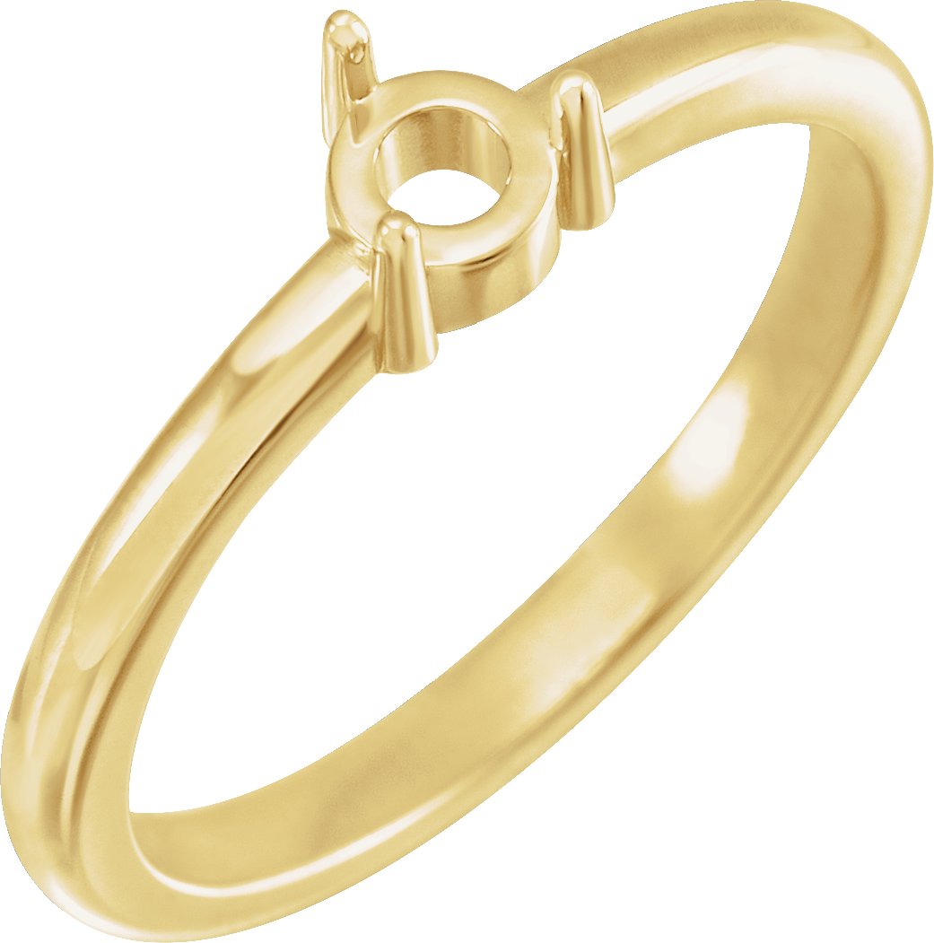 Cabochon Solitaire Ring