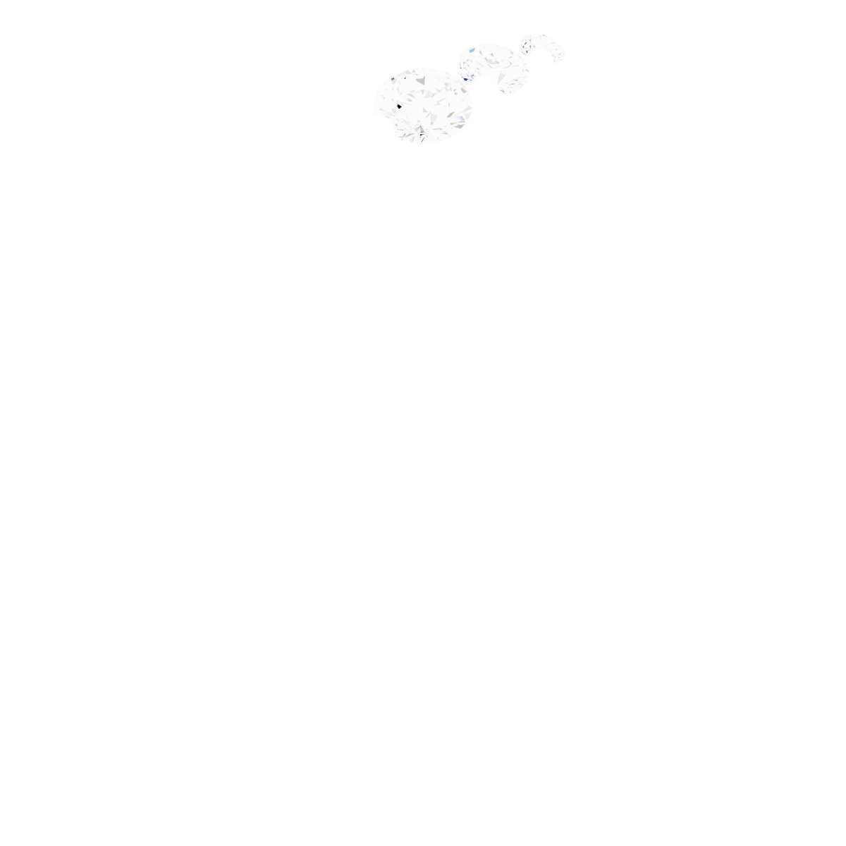 14k White Gold