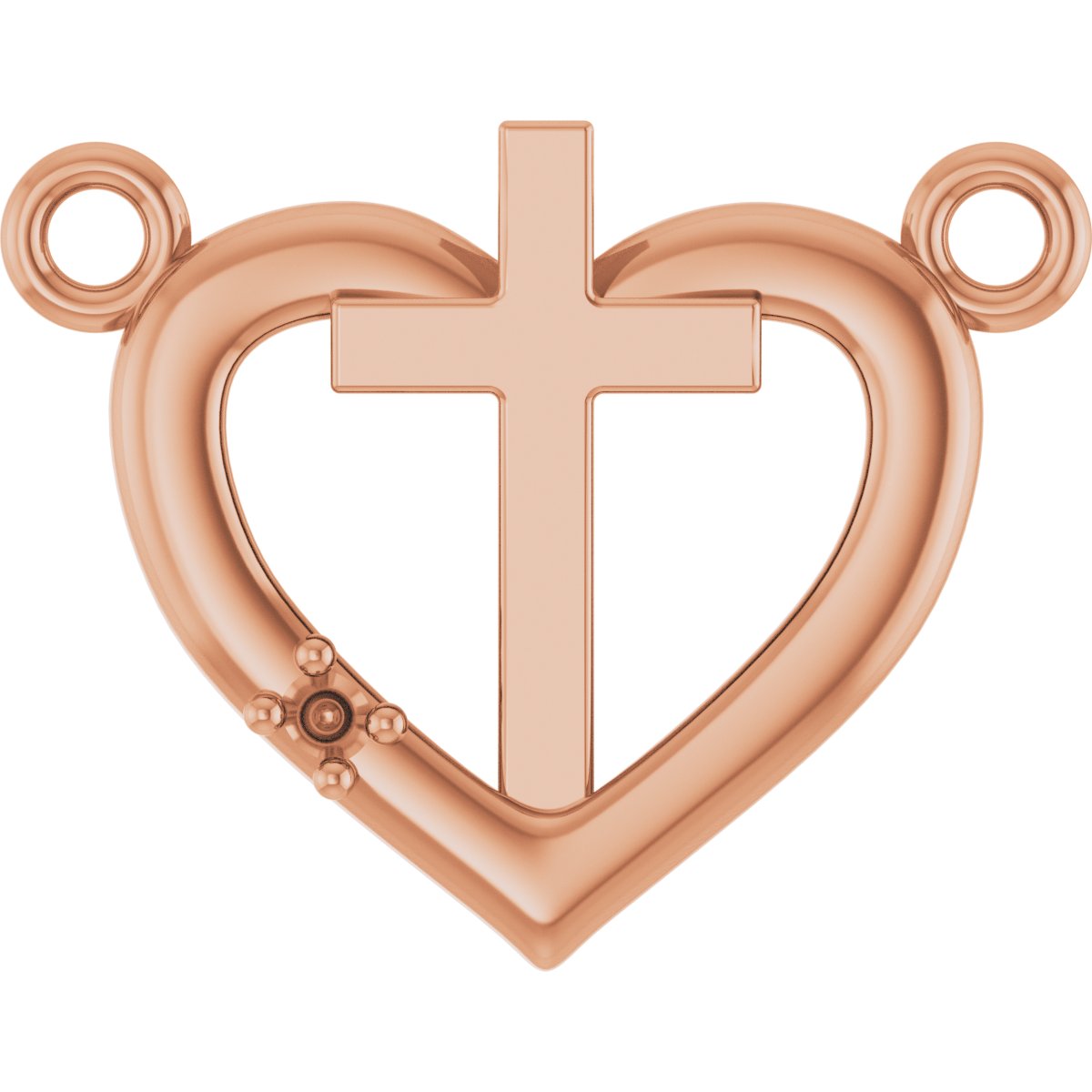 Heart & Cross Necklace or Center