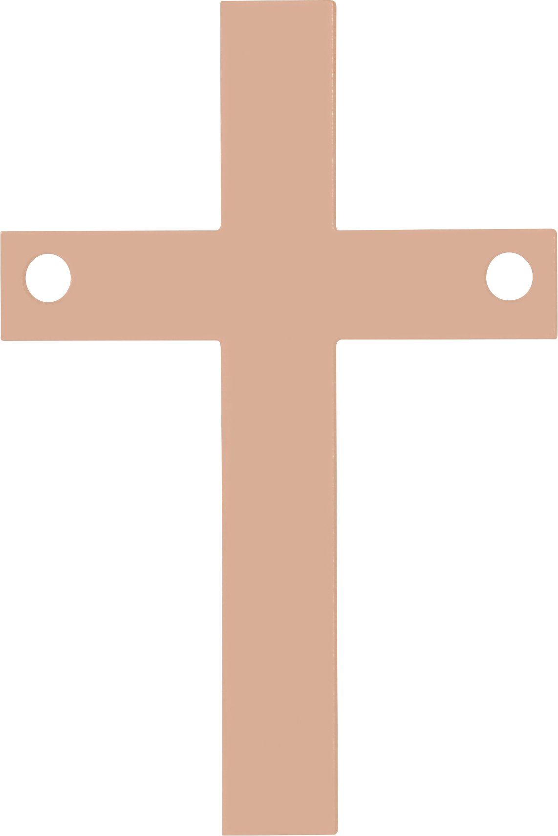 Engravable Cross Necklace Center