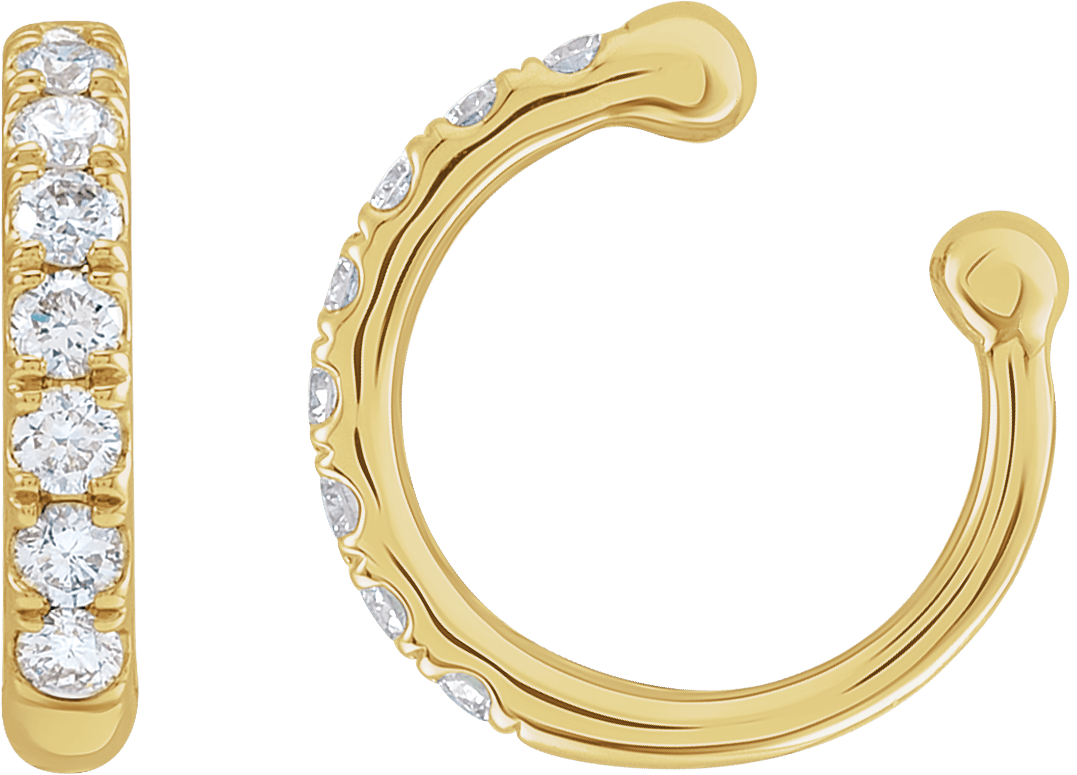 diamond ear cuff