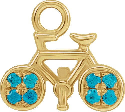 Petite Pavé® Bicycle Dangle