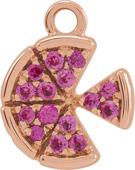 Petite Pavé® Pizza Dangle