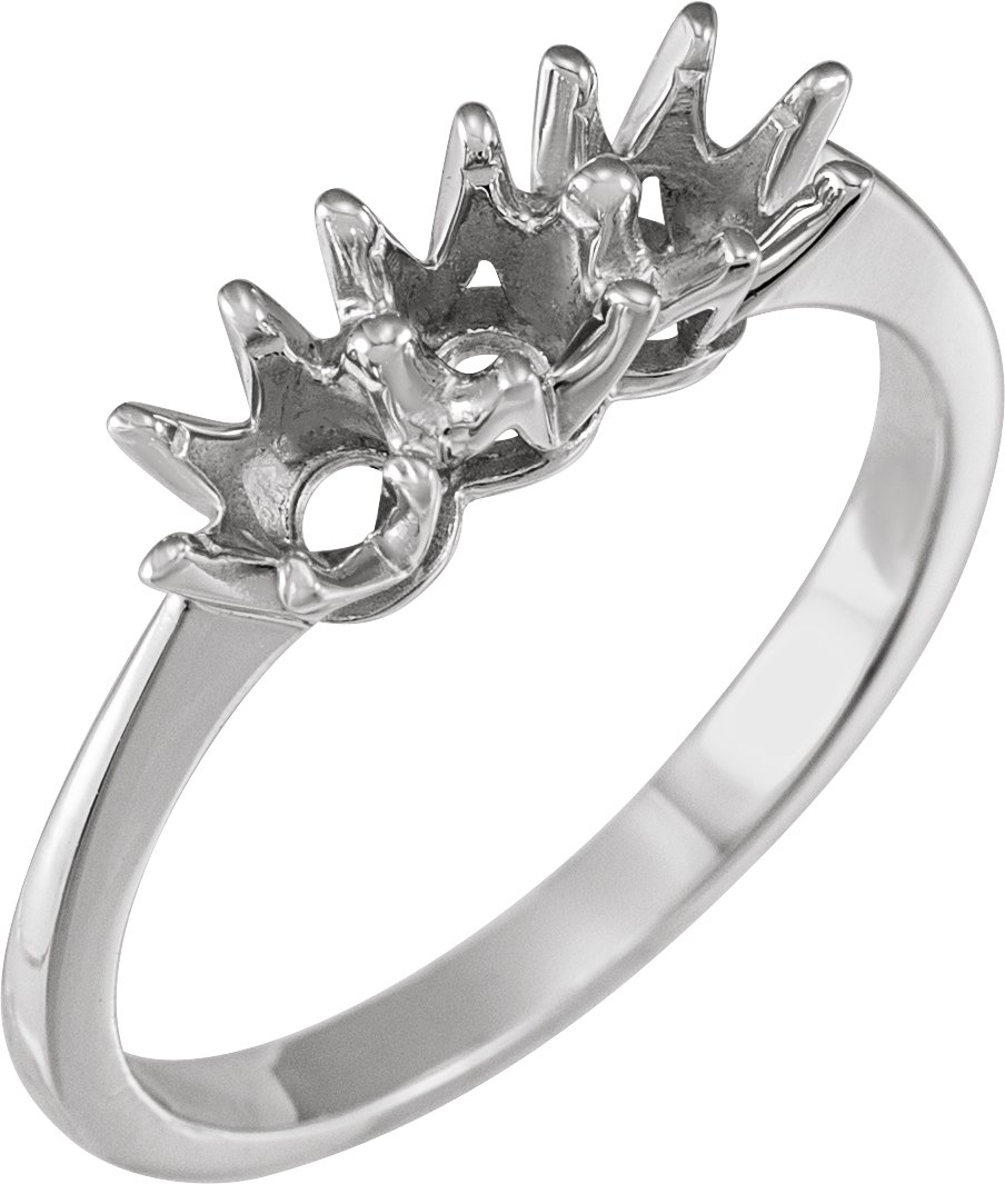 Three-Stone Anniversary Band