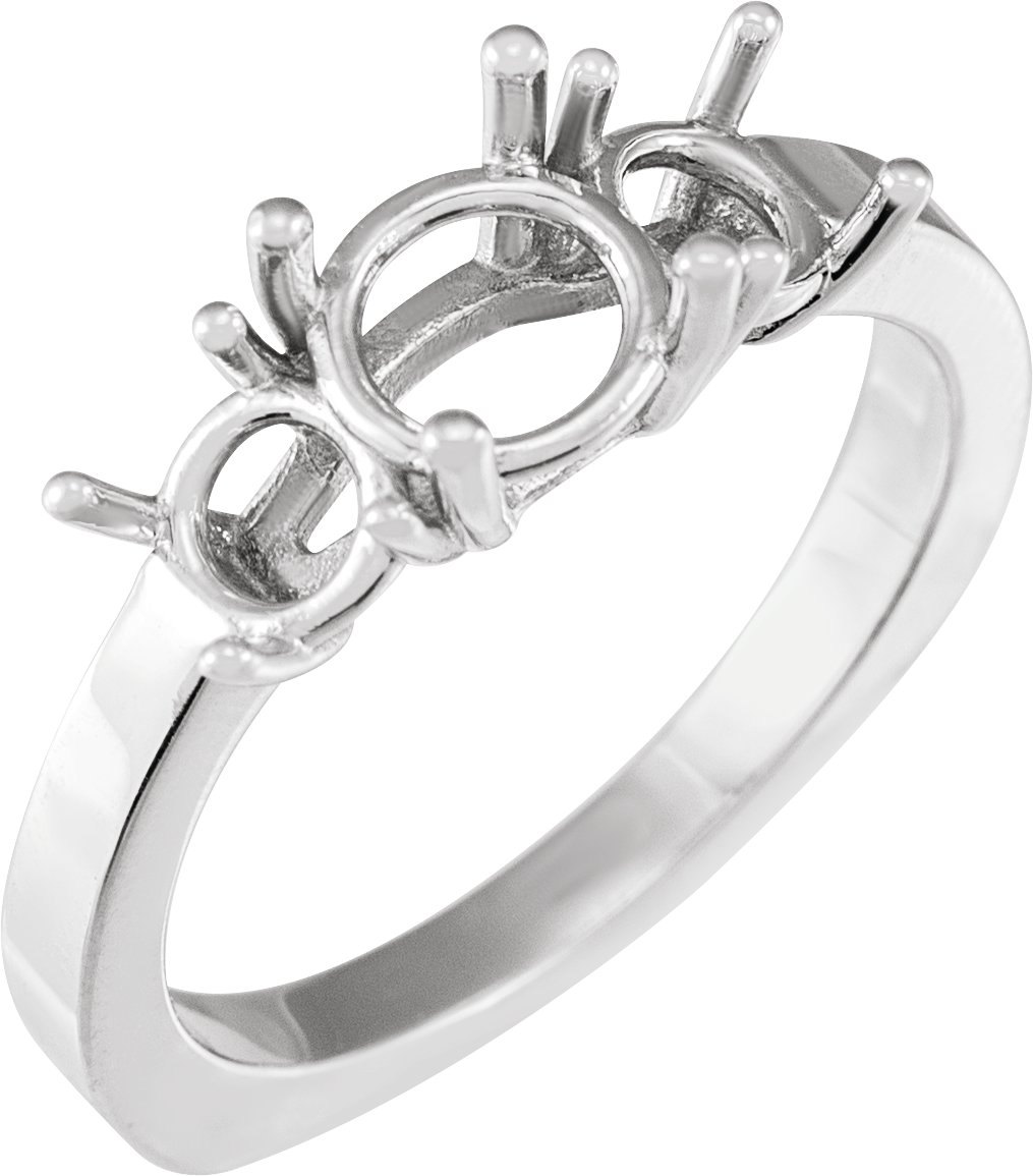 Three-Stone Engagement Ring or Band