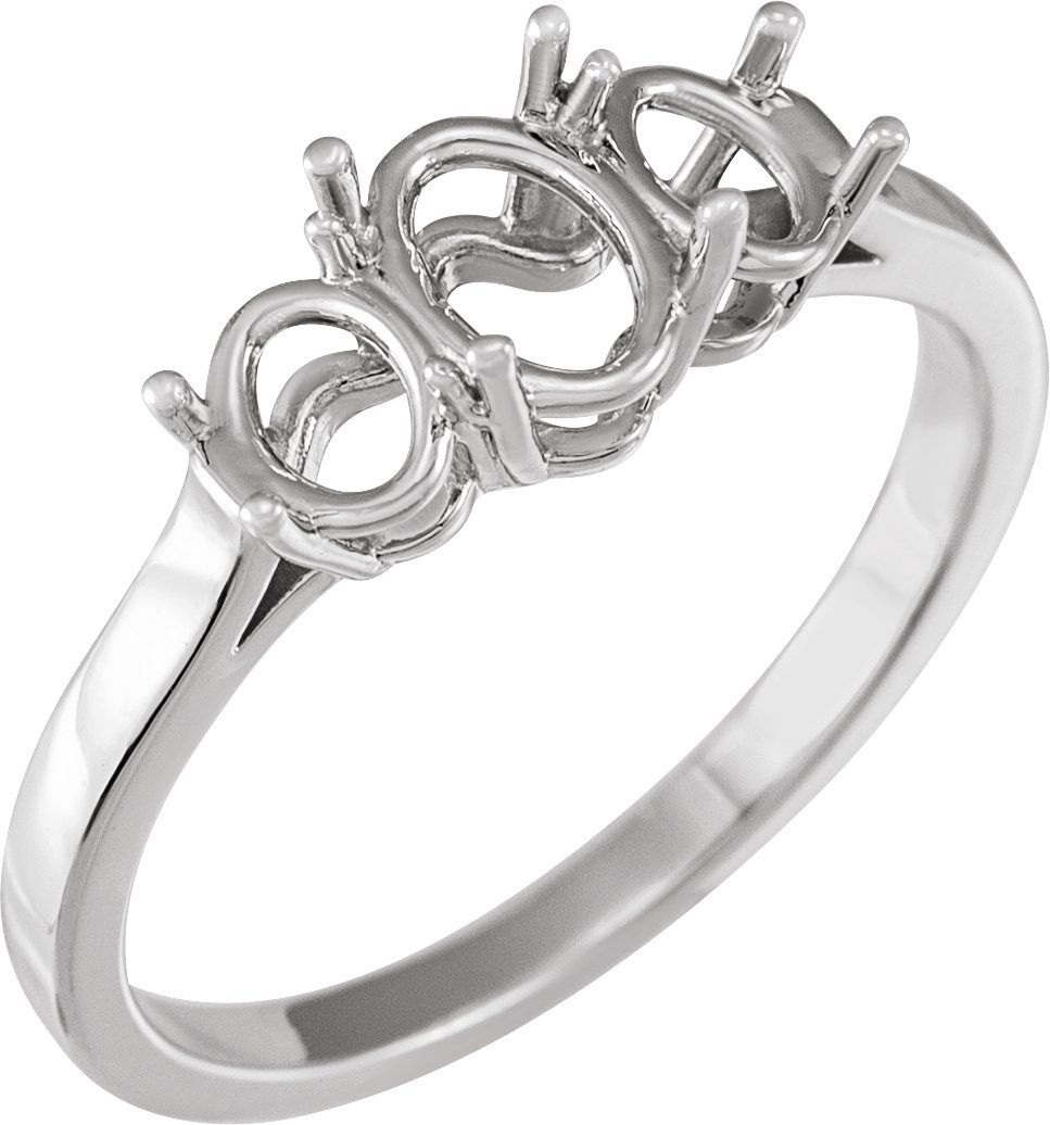 Three-Stone Engagement Ring or Band