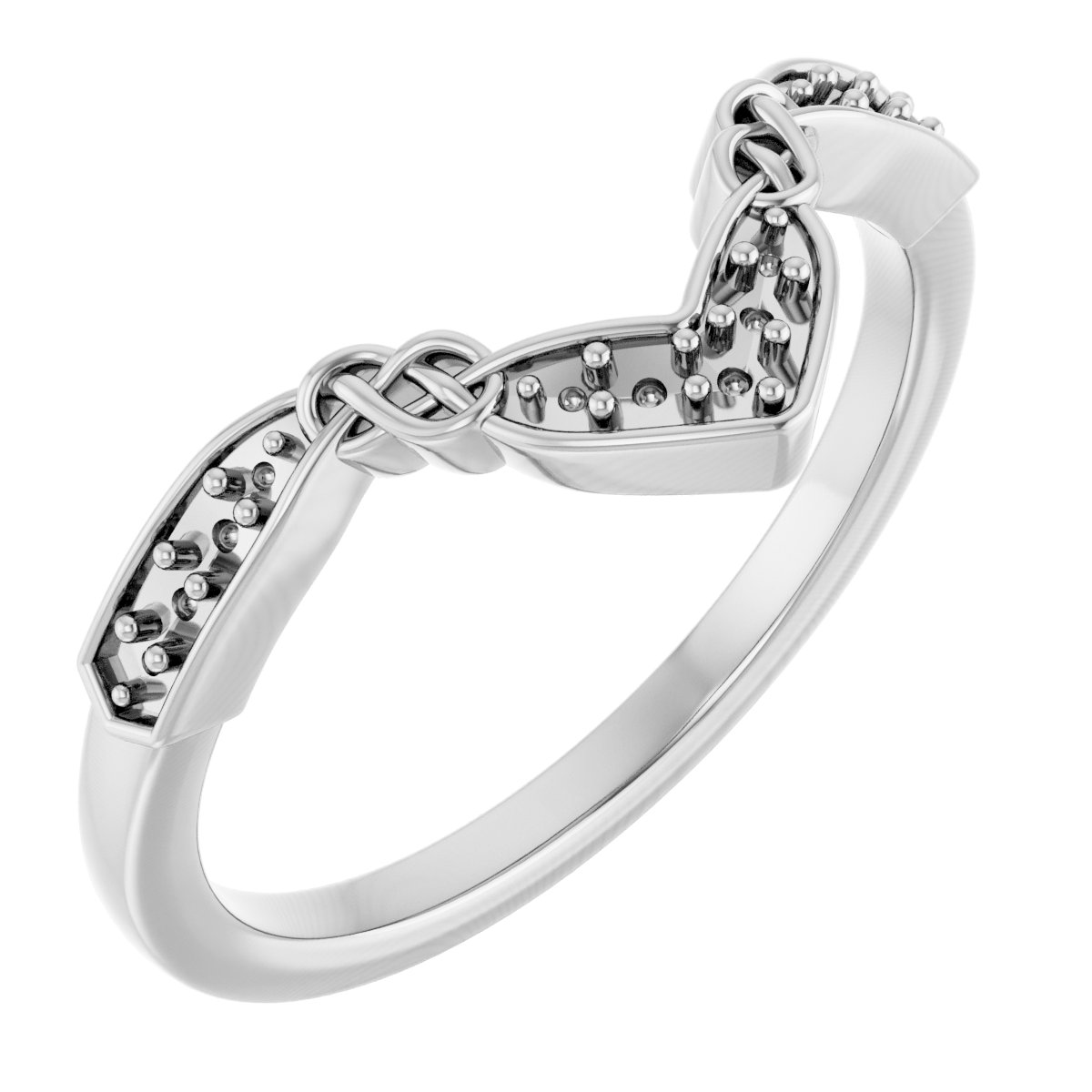 Celtic-Inspired Contour Band