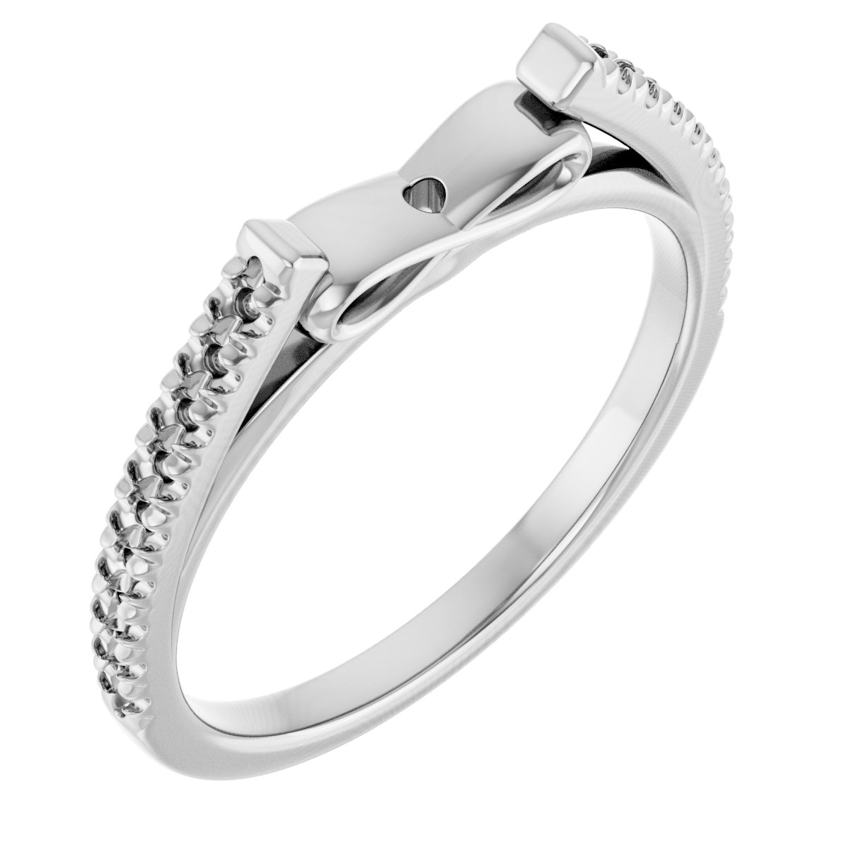 Infinity-Inspired Accented Peg Shank