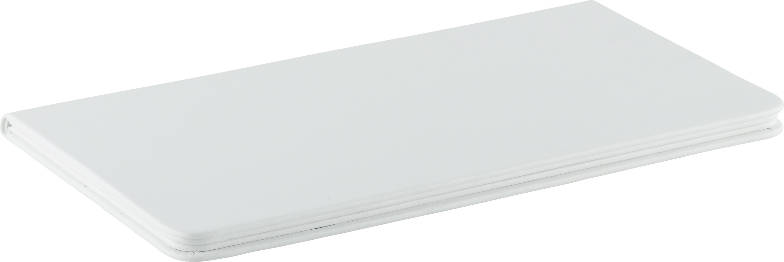 White Matte Leatherette Folded Counter Pad Stuller