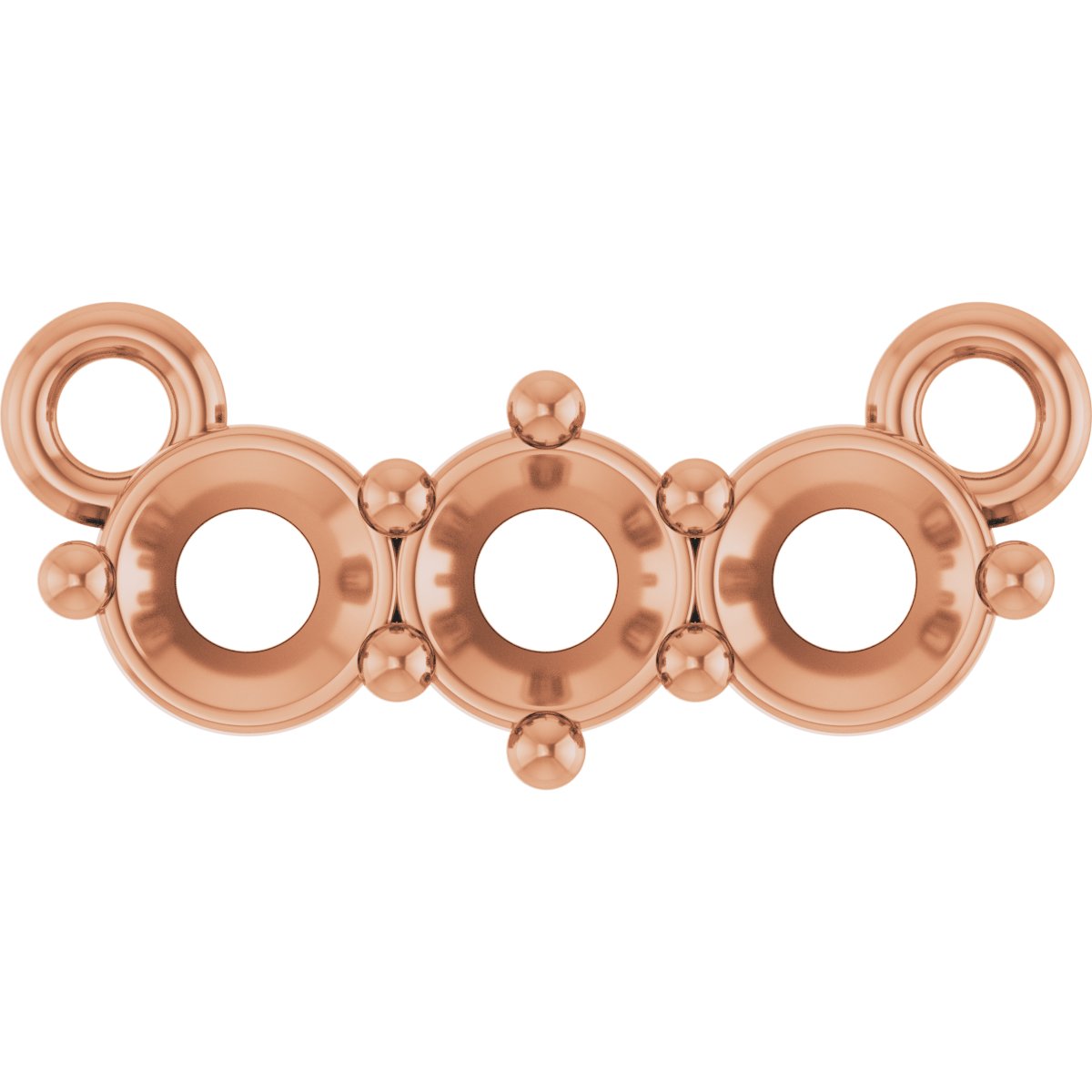 Three-Stone Bar Necklace or Center